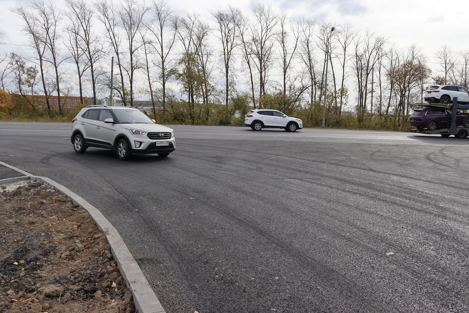 Рабочие ООО «Автодорога» построили новую дорогу в Пензе, расположенную  восточнее проектируемого микрорайона по улице Побочинской с устройством  примыкания к участку трассы М5. | ООО Автодорога